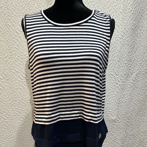 Michael Kors nautical sleeveless tank (L)
